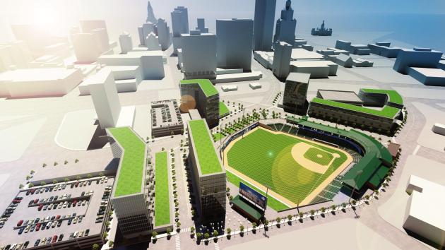 Plans for the new Rock Cats stadium in Hartford. (Courtesy of the City of Hartford )